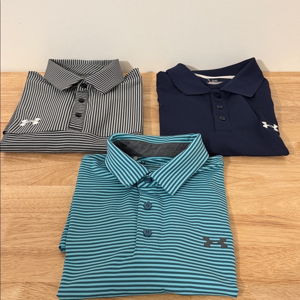 Under Armour Men's Polo Shirt Trio
